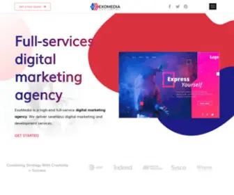 Exomedia.co.za(Digital Marketing Agency) Screenshot