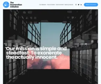 Exonerationinitiative.org(The Exoneration Initiative) Screenshot