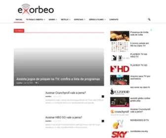 Exorbeo.com(Notícias e novidades sobre TV por assinatura) Screenshot