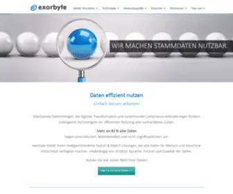 Exorbyte.de(Intelligente Suche ohne Grenzen) Screenshot