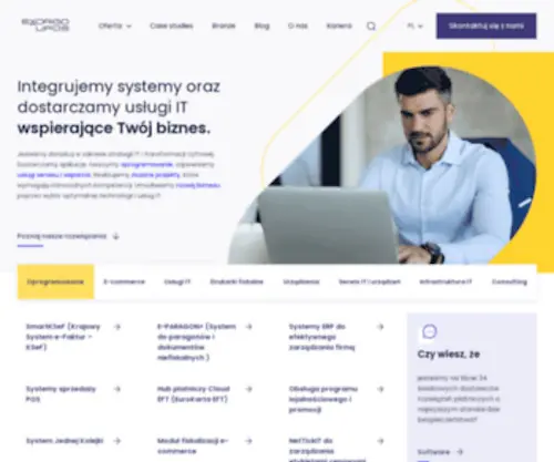 Exorigo-Upos.pl(Exorigo-upos s.a. – rozwiązania it dla biznesu i it consulting dla firm) Screenshot