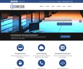 Exormedia.com(New York Website Design Company) Screenshot