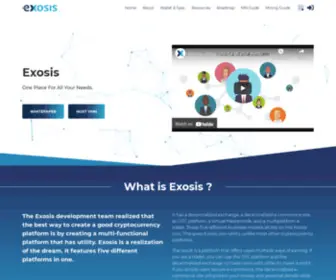 Exosis.org(Multi-Chain Decentralized Token) Screenshot