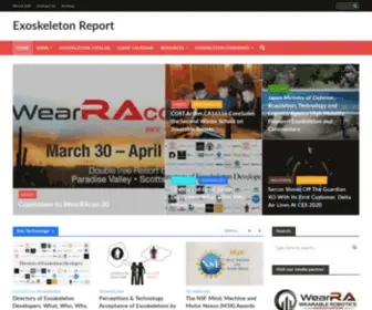 Exoskeletonreport.com(ExR Exoskeleton Report) Screenshot
