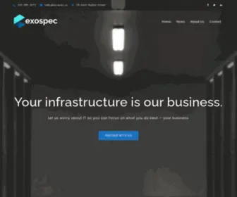 Exospec.us(Home) Screenshot