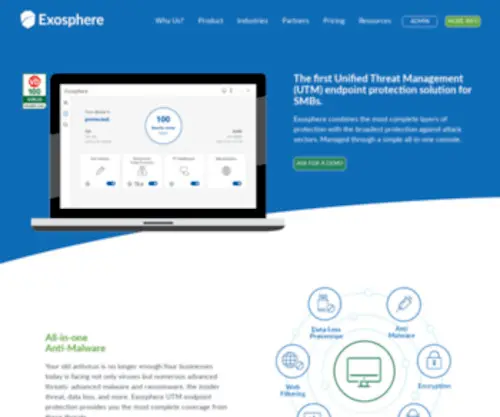 Exospheresecurity.com(Exosphere Security) Screenshot