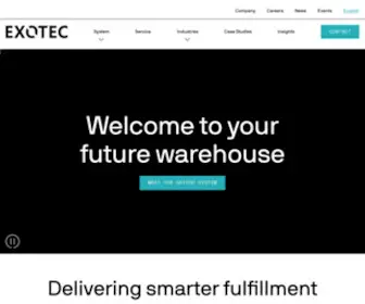 Exotec.com(Solution goods) Screenshot