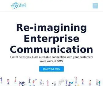 Exotel.com(Leading Connected Customer Conversation Platform) Screenshot