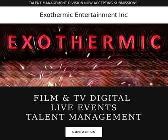 Exothermicentertainment.com(Exothermic Entertainment) Screenshot