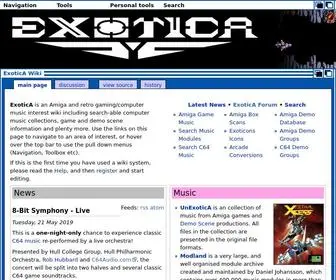 Exotica.org.uk(Exotica) Screenshot