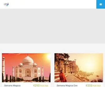Exoticaindia.es(Exotica India es un turismo receptor desde Europa y otros continents) Screenshot