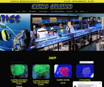Exoticaquaticsinc.com(Exotic Aquatics) Screenshot
