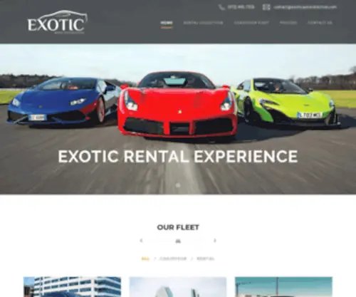 Exoticautocollection.com(Exotic Auto Collection) Screenshot