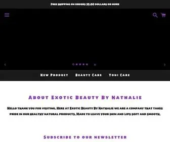 Exoticbeautybynathalie.com(Exotic Beauty By Nathalie) Screenshot