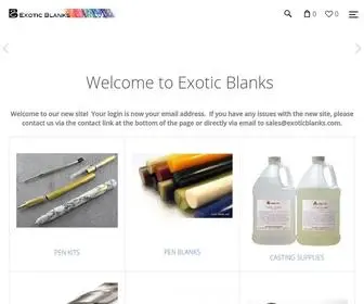 Exoticblanks.com(Pen Turning) Screenshot