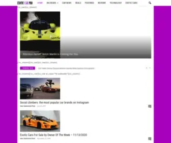 Exoticcarpro.com(Exotic Car Pro) Screenshot