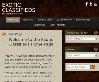 Exoticclassifieds.com(The site that does it all) Screenshot