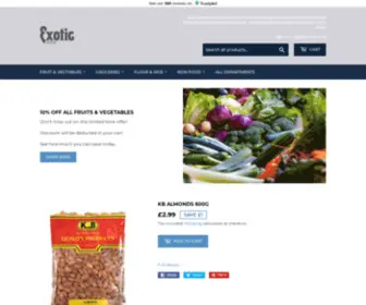 ExoticeStore.com(Indian Supermarket) Screenshot