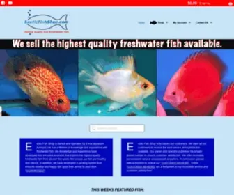 ExoticFishshop.net(Exotic Fish Shop) Screenshot