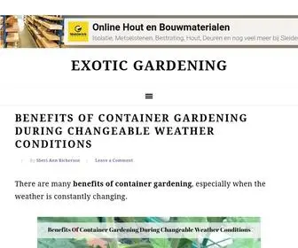 ExoticGardening.com(The ultimate website for the truly obsessed plant) Screenshot