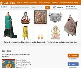 Exoticindiaart.com(Exotic India) Screenshot
