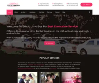 Exoticlimobus.com(Exotic Limo Service) Screenshot