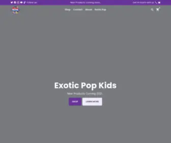 ExoticPopkids.com(Exotic Pop Kids) Screenshot