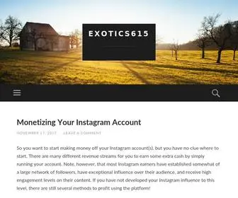 Exoticsenthusiast.com(Exotics615) Screenshot