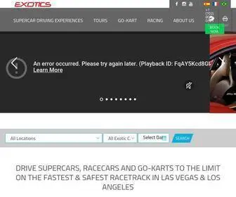 Exoticsracing.com(Exotics Racing) Screenshot
