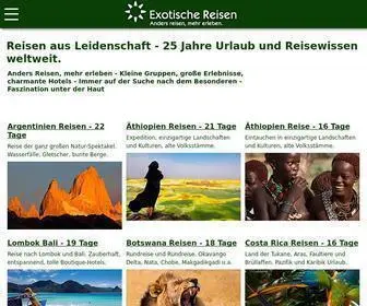 Exotische-Reisen.de(Reisen nach Afrika) Screenshot