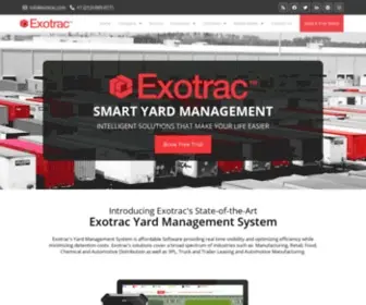 Exotrac.com(Exotrac Yard Management System) Screenshot