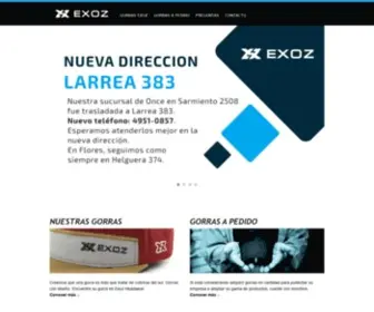 Exoz.com.ar(Exoz) Screenshot