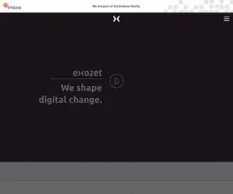 Exozet.com(Wir gestalten den digitalen Wandel) Screenshot