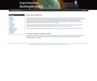 EXP-Astro.de(Experimental Astrophysics) Screenshot