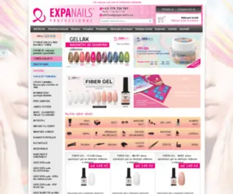 Expa-Nails.cz(EXPA NAILS) Screenshot