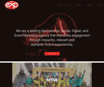 Expagency.co.za(EXP Agency) Screenshot