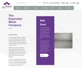 Expandedmetalcompany.co.uk(The Expanded Metal Company) Screenshot