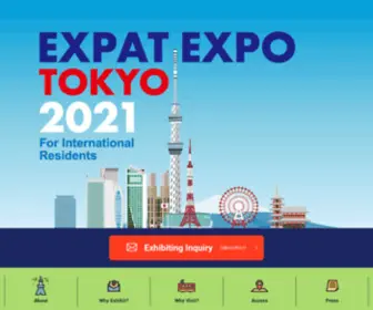 Expat-Expo.jp(EXPAT EXPO TOKYO 2021) Screenshot