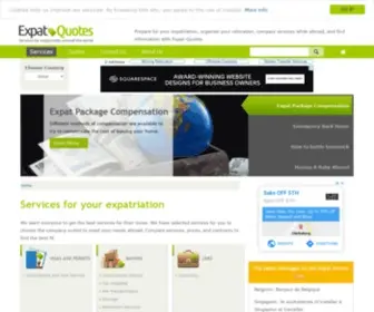 Expat-Quotes.com(Services for your expatriation) Screenshot