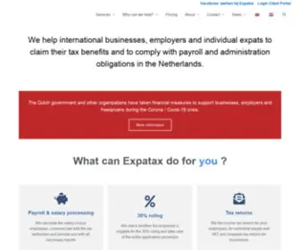 Expatax.nl(Reliable tax) Screenshot