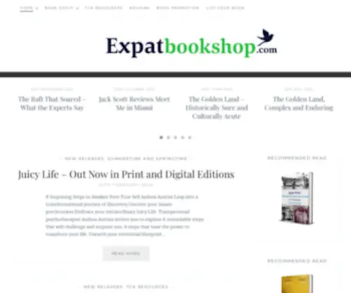 Expatbookshop.com(Books by expats for expats) Screenshot