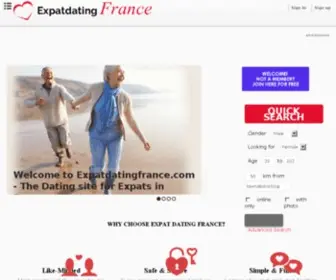 Expatdatingfrance.com(Expat Dating France) Screenshot