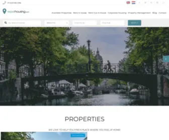 Expathousing.com(Rental agent and Property management in Amsterdam) Screenshot