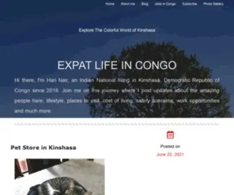 Expatincongo.com(Expat Life in Congo) Screenshot