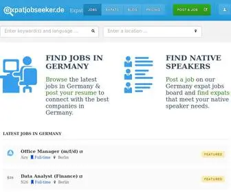 Expatjobseeker.de(Expat Jobs in Germany) Screenshot