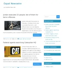 Expatnewswire.com(The premium domain name) Screenshot