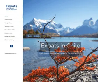 Expatsinchile.com(Expats In Chile) Screenshot