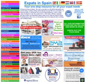 Expatsinspain.eu(Expats in Spain) Screenshot