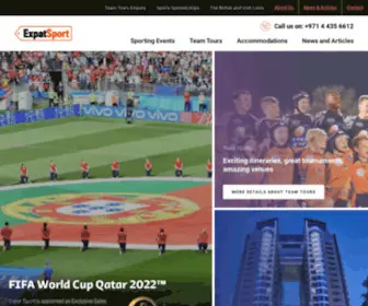 Expatsport.com(UAE Based leading Sports Tourism Company) Screenshot