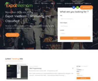 Expatvietnam.org(Free Local Classifieds Ads and Community) Screenshot